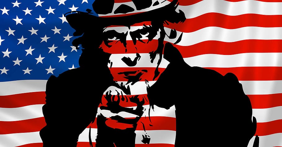 Uncle Sam Red White Flag Blue Top Hat HD wallpaper  Peakpx