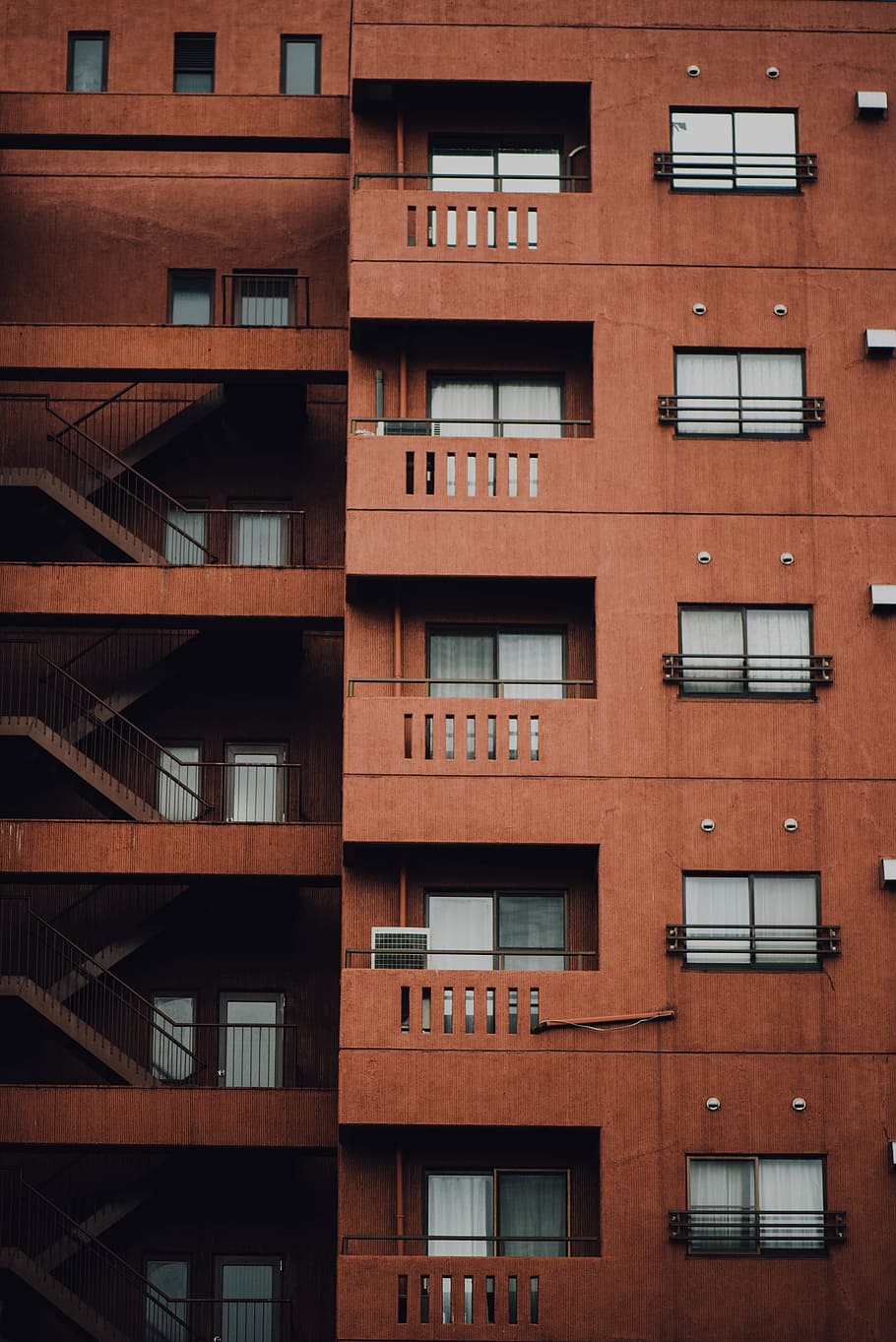 architecture, building, infrastructure, establishment, apartment HD wallpaper
