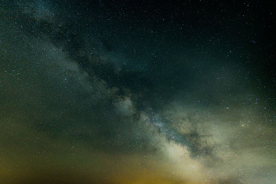 stars, dark, night, constellation, nature, astronomy, space HD wallpaper