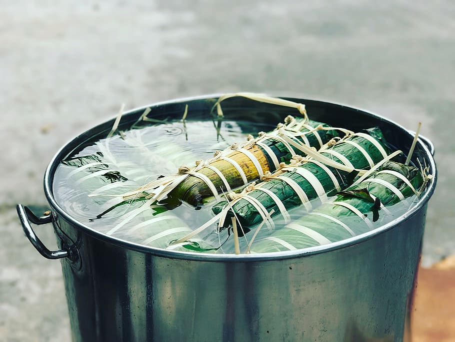 stock pot with water, tradition, tet, asian, vietnamese, culture HD wallpaper