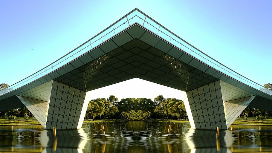 architecture, city, contemporary, light, modern, outdoors, reflection HD wallpaper
