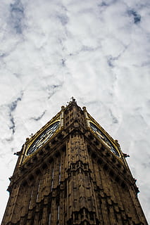 architecture, art, big ben, building, clock, clouds, daylight HD wallpaper