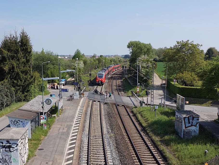 Level Crossing, Train Accident, Barrier, railroad Track, transportation HD wallpaper