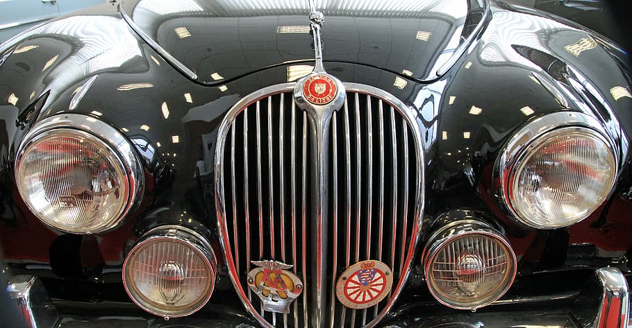 oldtimer, jaguar, classic, automotive, vehicles, vintage car automobile HD wallpaper