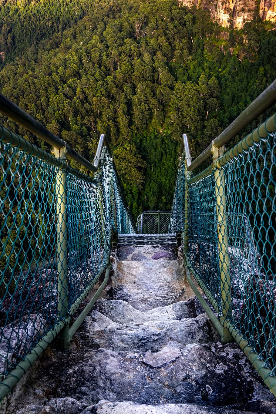lookout, perspective, nature, australia, mountain, structure HD wallpaper