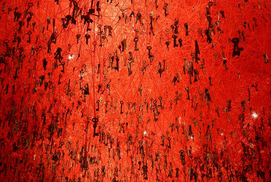 Biennale, Venice, Key, Italy, red, art, contemporary, artists, HD wallpaper