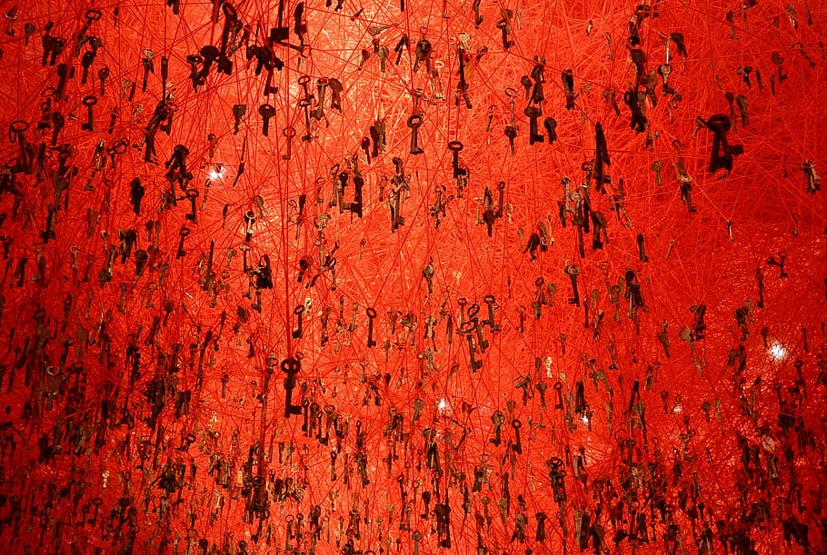 Biennale, Venice, Key, Italy, red, art, contemporary, artists HD wallpaper