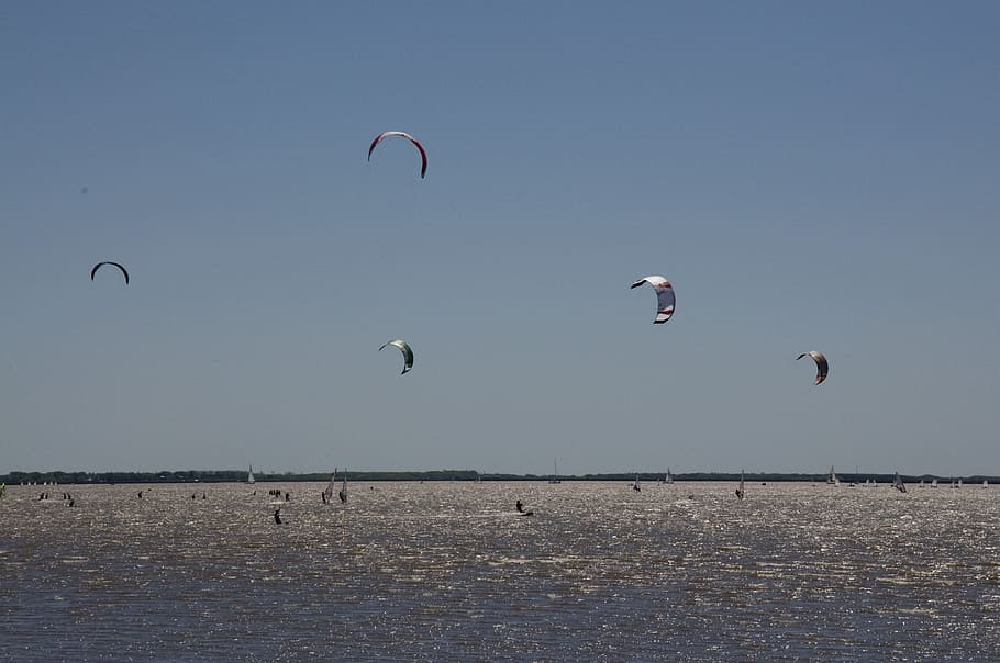 sailing, river, sport, adventure, sky, water, extreme sports HD wallpaper