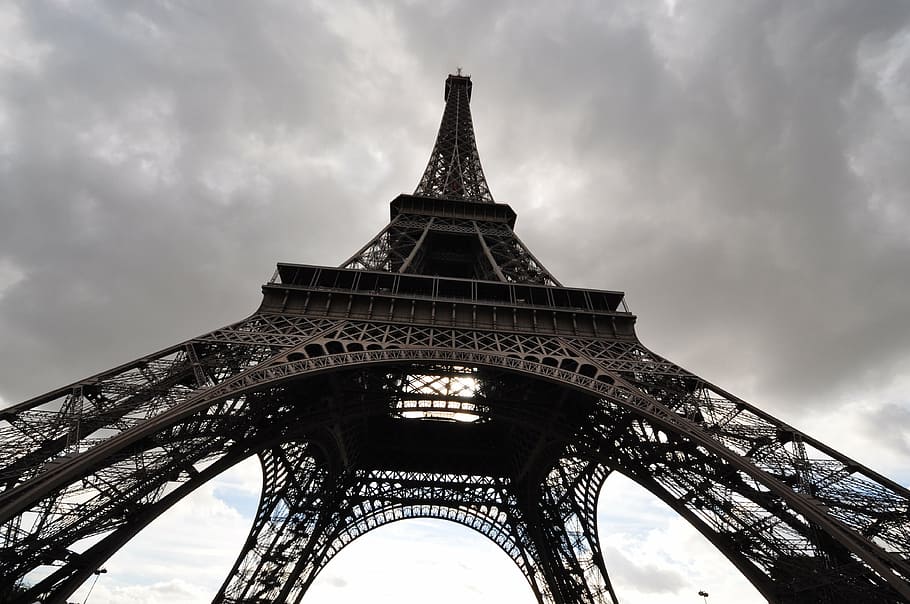 low-angle photography of Eiffel Tower, paris, architecture HD wallpaper
