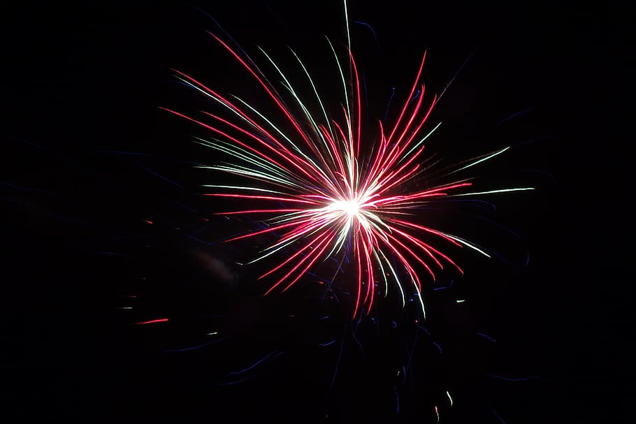 photography of fireworks display, Nights, Lights, Darkness HD wallpaper