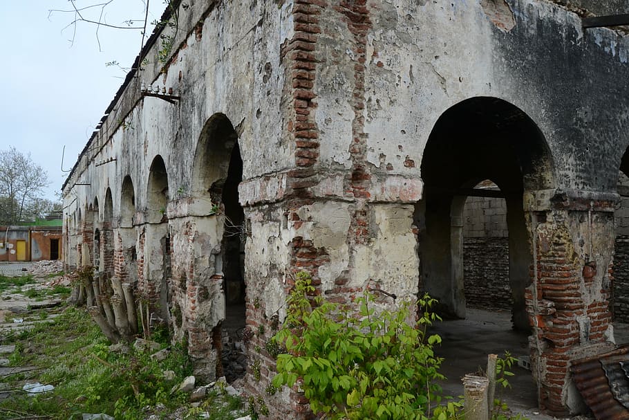 ruins, tapera, old, construction, old building, architecture HD wallpaper