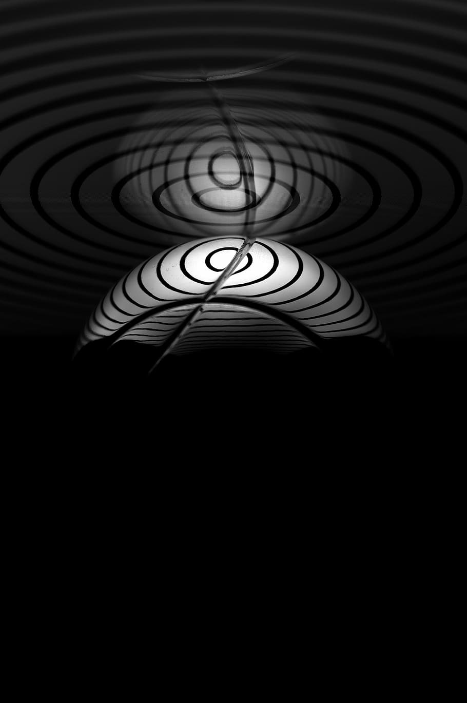 ball, black, white, about, abstract, backgrounds, black Color HD wallpaper