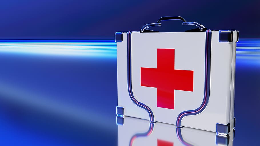 doctor on call, help, first aid, container, emergency doctor kit, HD wallpaper