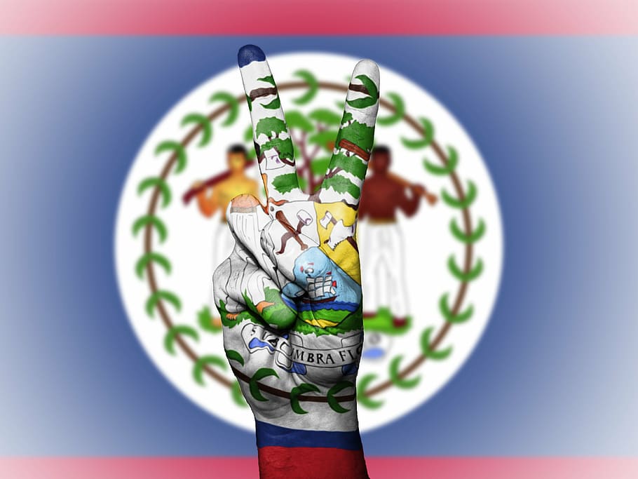 belize, flag, peace, background, banner, colors, country, ensign HD wallpaper
