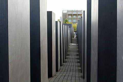 berlin, monument, germany, holocaust, holocaust memorial, concrete HD wallpaper