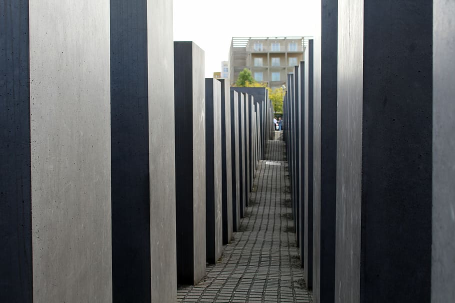 berlin, monument, germany, holocaust, holocaust memorial, concrete HD wallpaper
