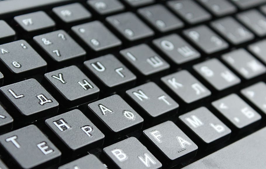 keyboard, black, letters, computer, internet, of technology HD wallpaper