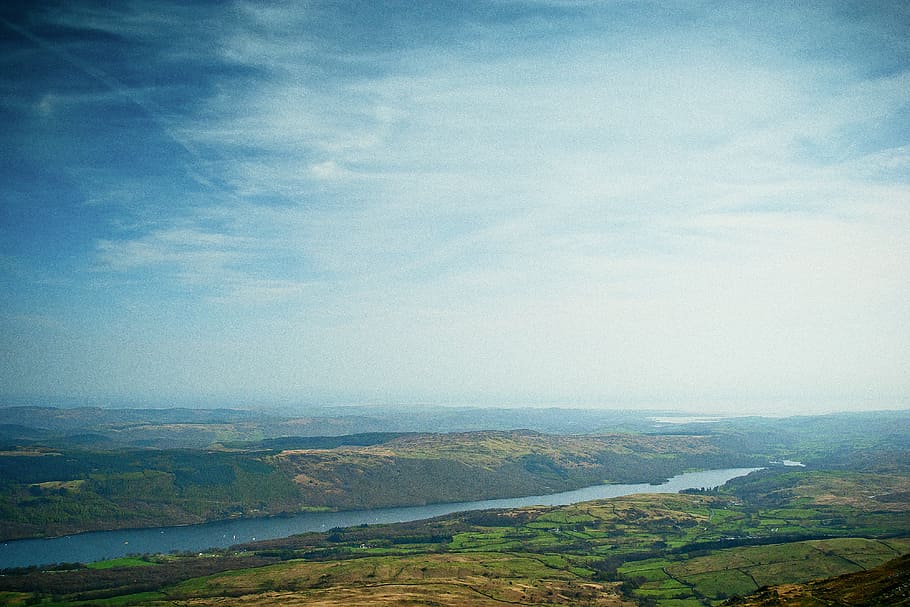 Lake District, UK, landscape, nature, scenics, outdoors, rural Scene HD wallpaper
