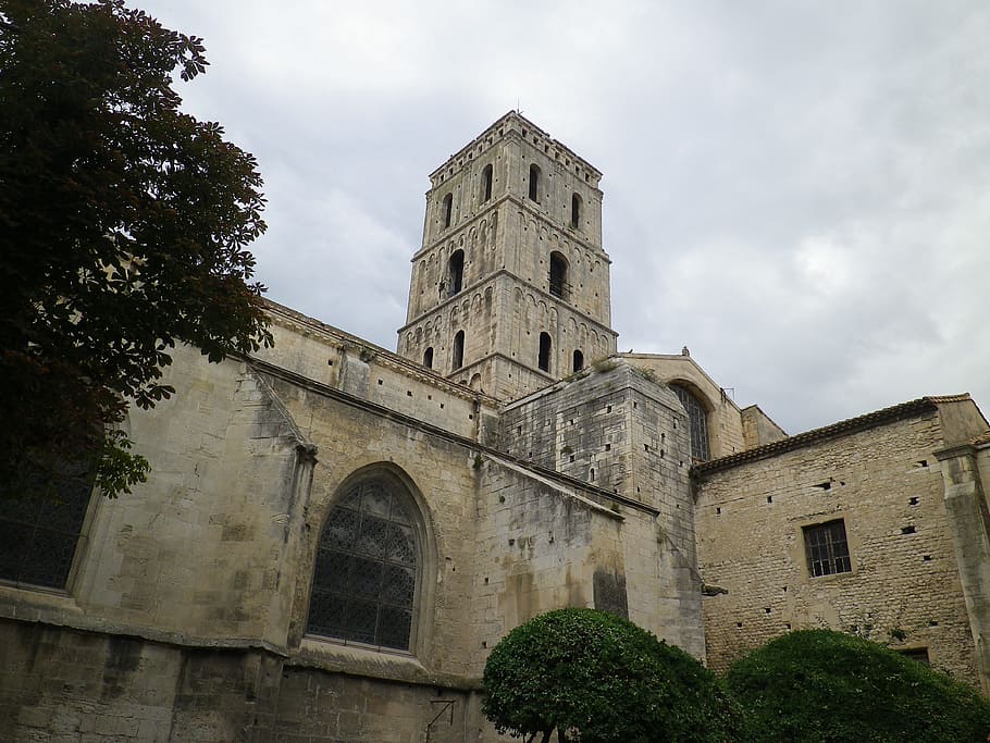 arles, cloister, saint-trophime, 12th-14th century, built structure, HD wallpaper