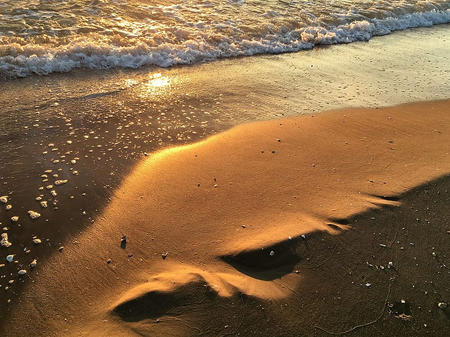 beach, baltic sea, coast, land, water, sand, beauty in nature HD wallpaper