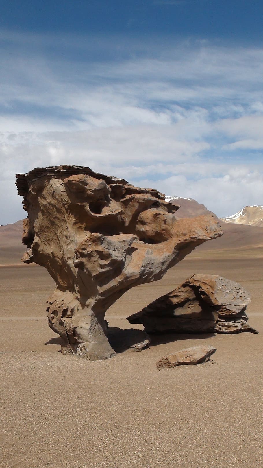 desert, bolivia, rock, sky, tranquility, tranquil scene, land HD wallpaper