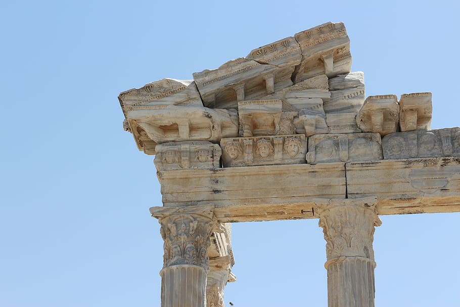 side, apollon, temple, history, ancient, the past, old ruin HD wallpaper