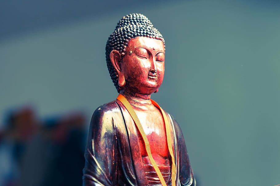 HD wallpaper: red and black Buddha figurine, statue, meditation, eastern,  zen | Wallpaper Flare