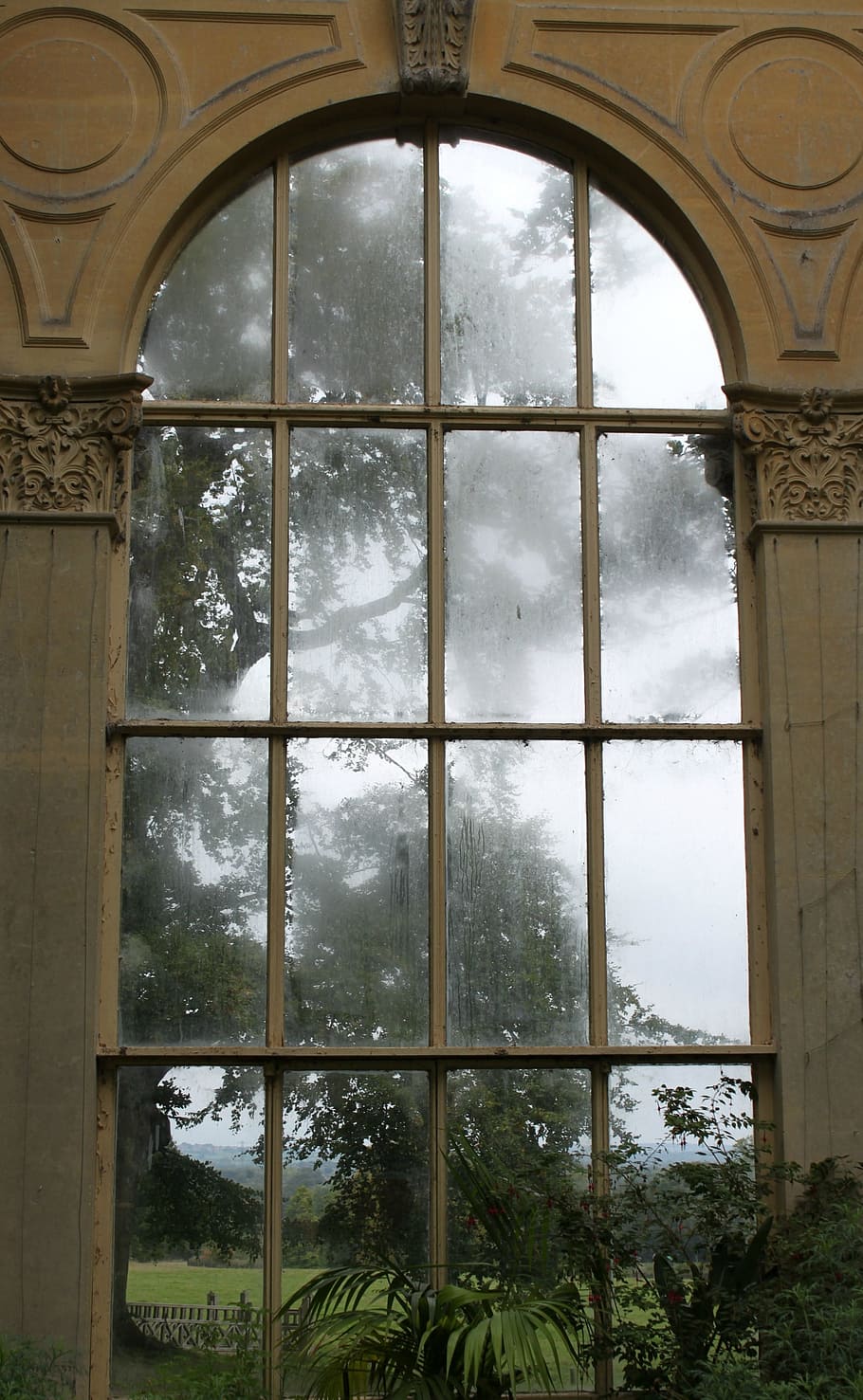 Window, Pane, Cold, indoors, day, tree, cloud - sky, architecture HD wallpaper