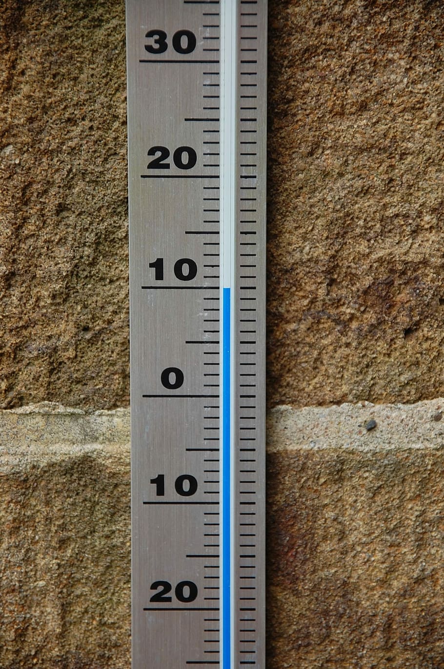 Thermometer, Temperature, Scale, temperature display, ten, 10 HD wallpaper