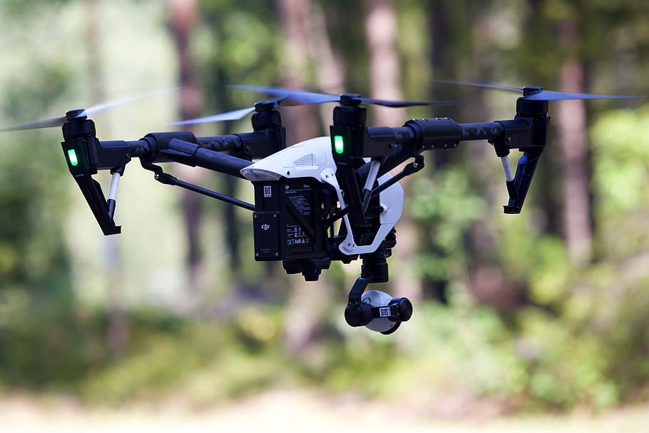 drone quadcopter on flight, fly, quadricopter, camera, phantom HD wallpaper
