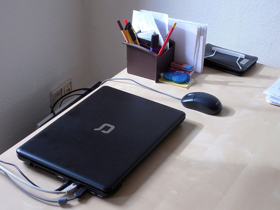 laptop, office, computer, workplace, business, profession, desk HD wallpaper