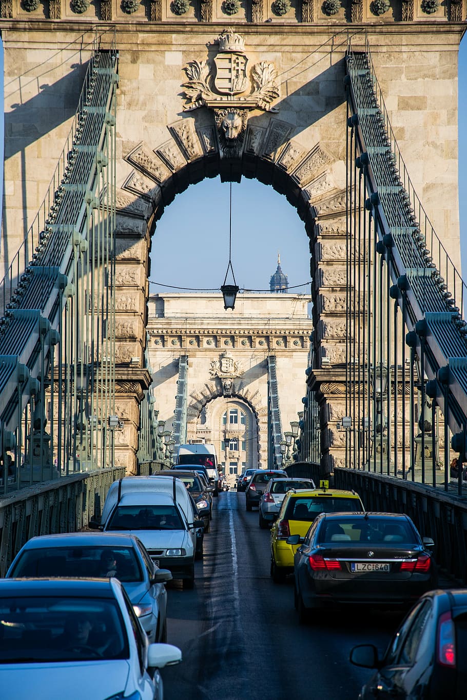 bridge, budapest, architecture, river, hungary, danube, building HD wallpaper