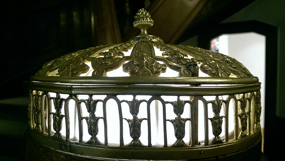 Lamp, Historically, Old, Light, atmosphere, metal, no people HD wallpaper