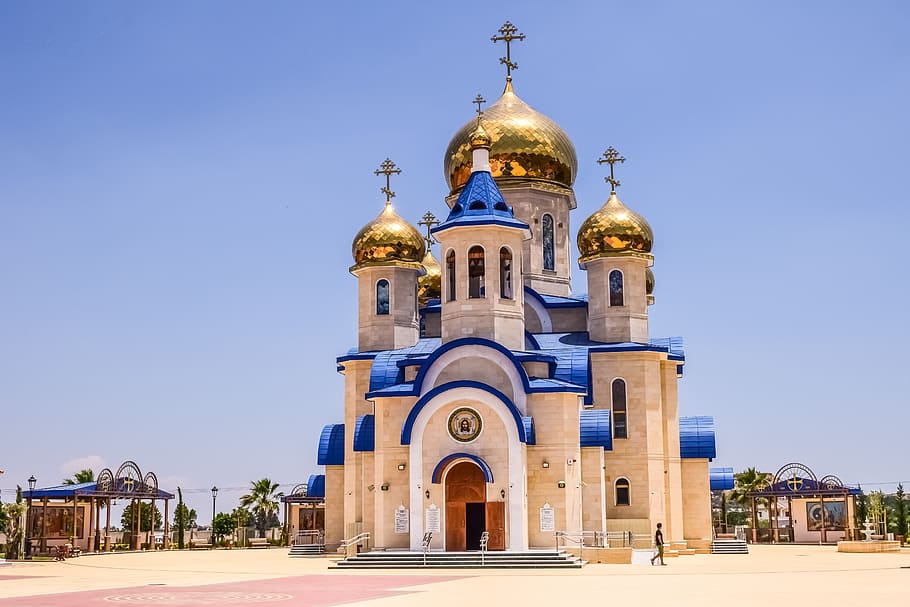Tamassos, Bishop, Russian Church, Dome, tamassos bishop, golden