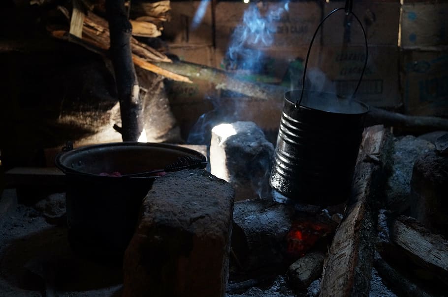 mexico, hut, smoke, comal, fire - Natural Phenomenon, heat - Temperature HD wallpaper