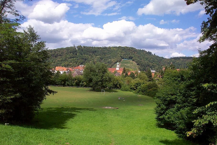 Freiburg, Germany, Landscape, Sky, clouds, mountains, forest, HD wallpaper