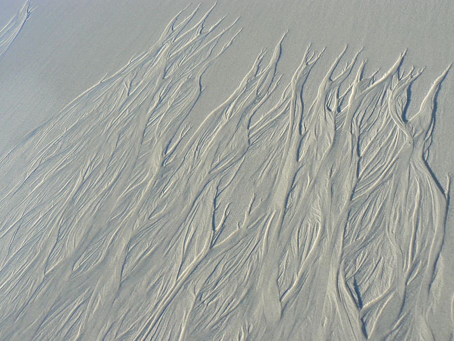 gray sand artwork, waves, natural, coast, sea, california, land HD wallpaper