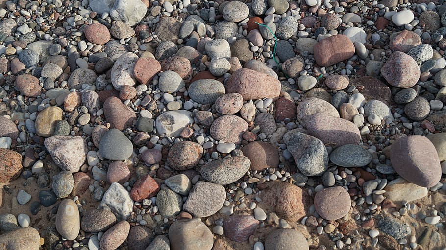 rocks, sea, texture, pattern, water, nature, stone - object HD wallpaper