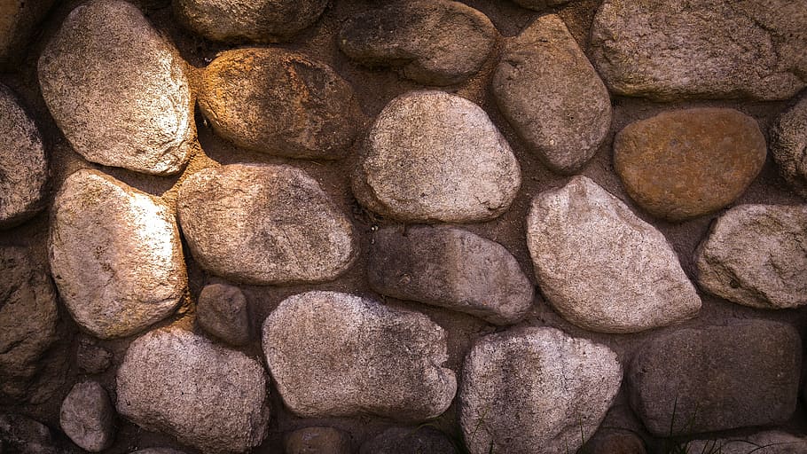 cobblestone, cobblestones, rocks, backgrounds, pattern, material HD wallpaper