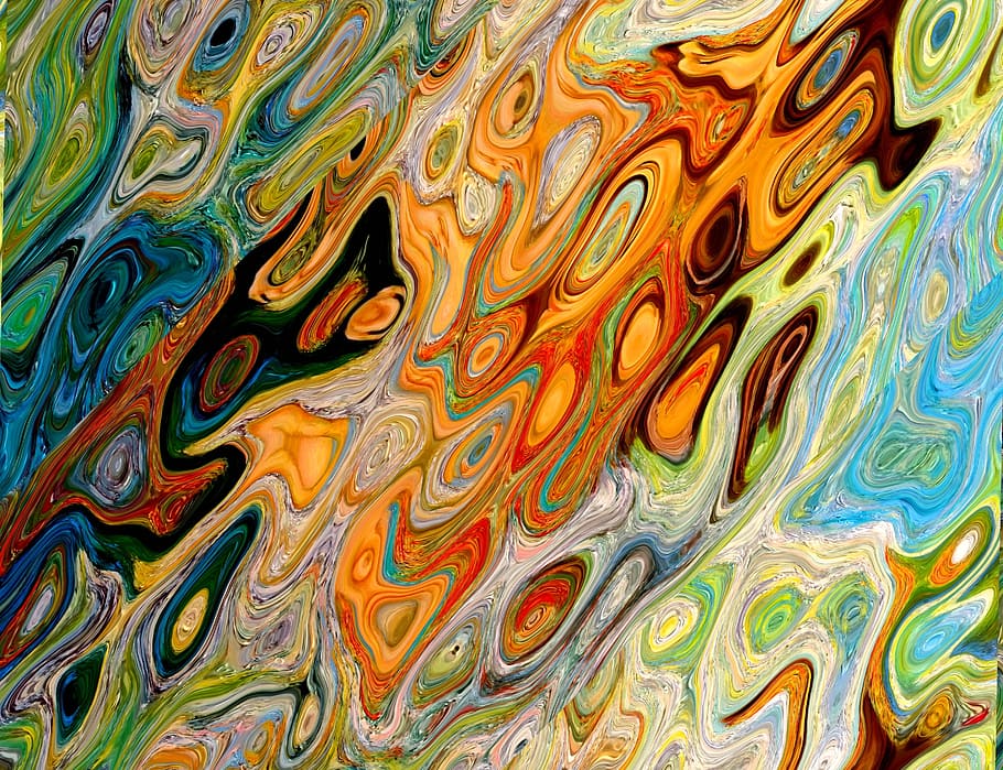 multicolored abstract artwork, and, texture, pattern, structure HD wallpaper
