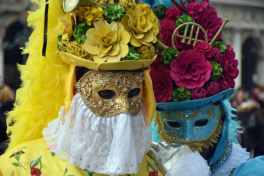 Venice, Carnival, Mask, Party, masquerade, festival, venetian, HD wallpaper