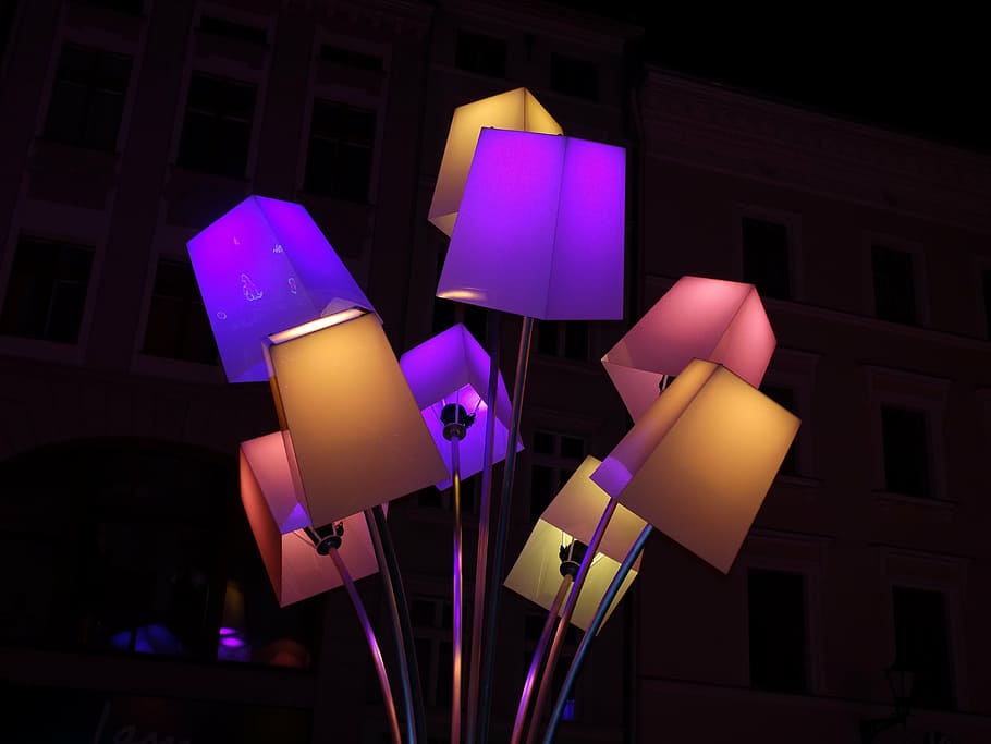 light, tech, modernity, illuminated, lighting equipment, night HD wallpaper