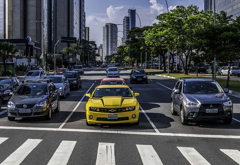 HD wallpaper: Brigadeiro Faria Lima Avenue in Sao Paulo, Brazil ...