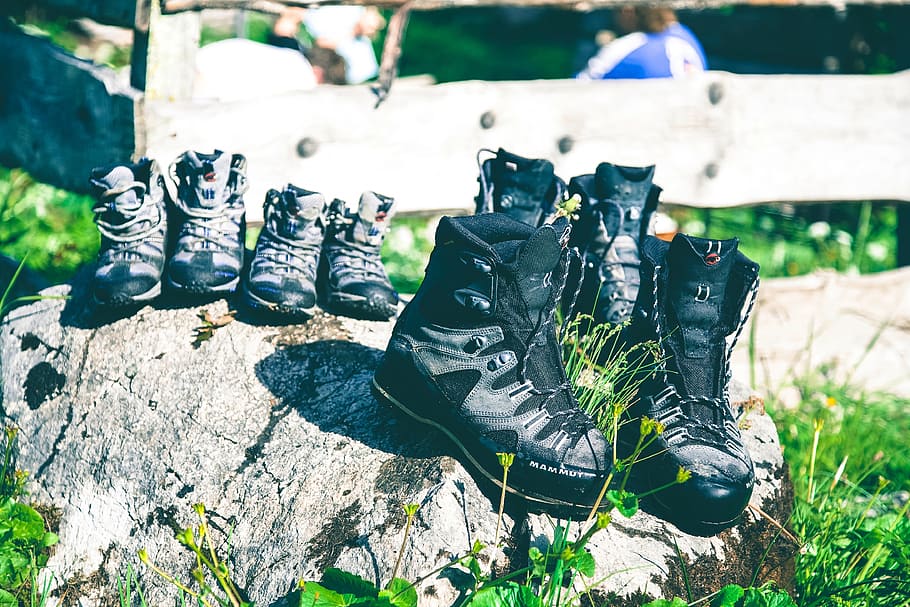 shoes, outdoors, grass, pair, focus on foreground, day, no people HD wallpaper