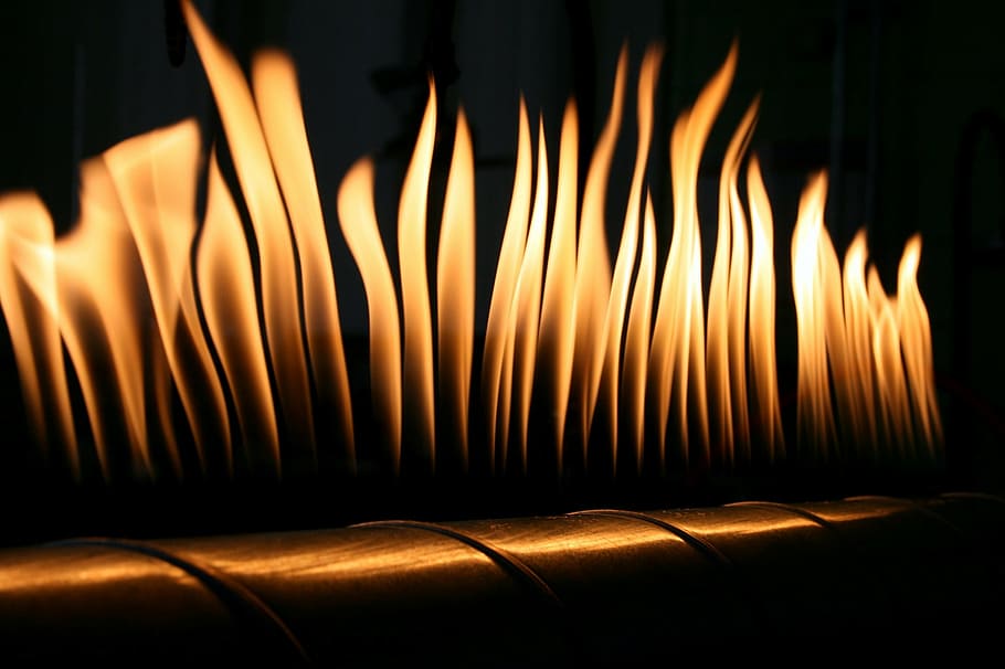 flames, flickering, fire, burning, glowing, orange, illumination HD wallpaper