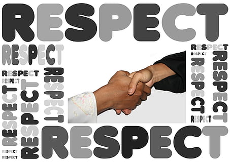Respect illustration, handshake, haendeschuettel, awe, attention HD wallpaper