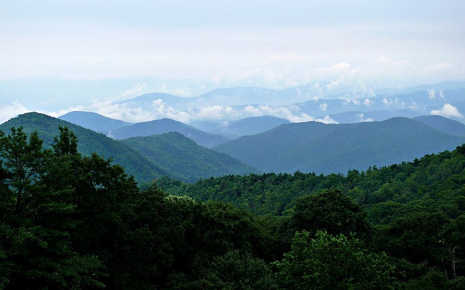 blue ridge, mountains, range, tourism, travel, wilderness, scenic HD wallpaper