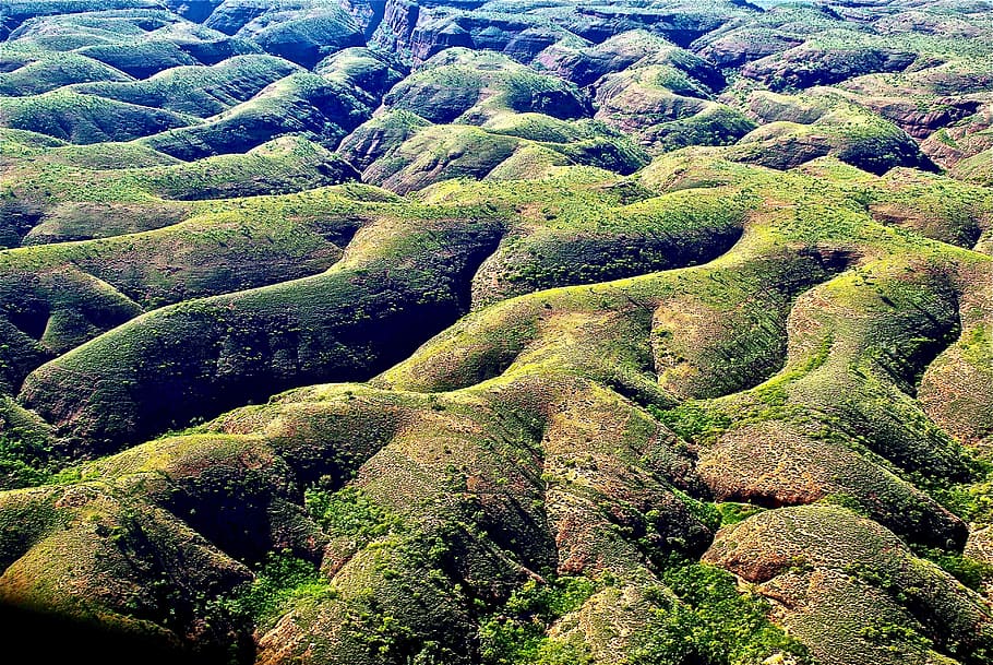 landscape, hills, rolling, wilderness, australia, nature, scenic HD wallpaper