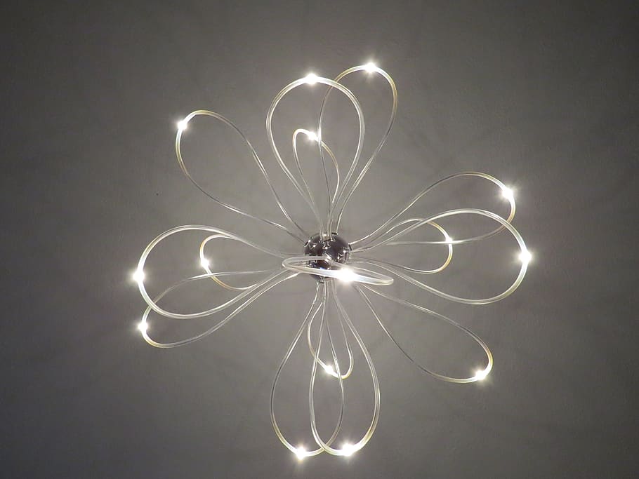 ceiling lighting, ceiling lamp, modern, led, led lamp, diodes HD wallpaper