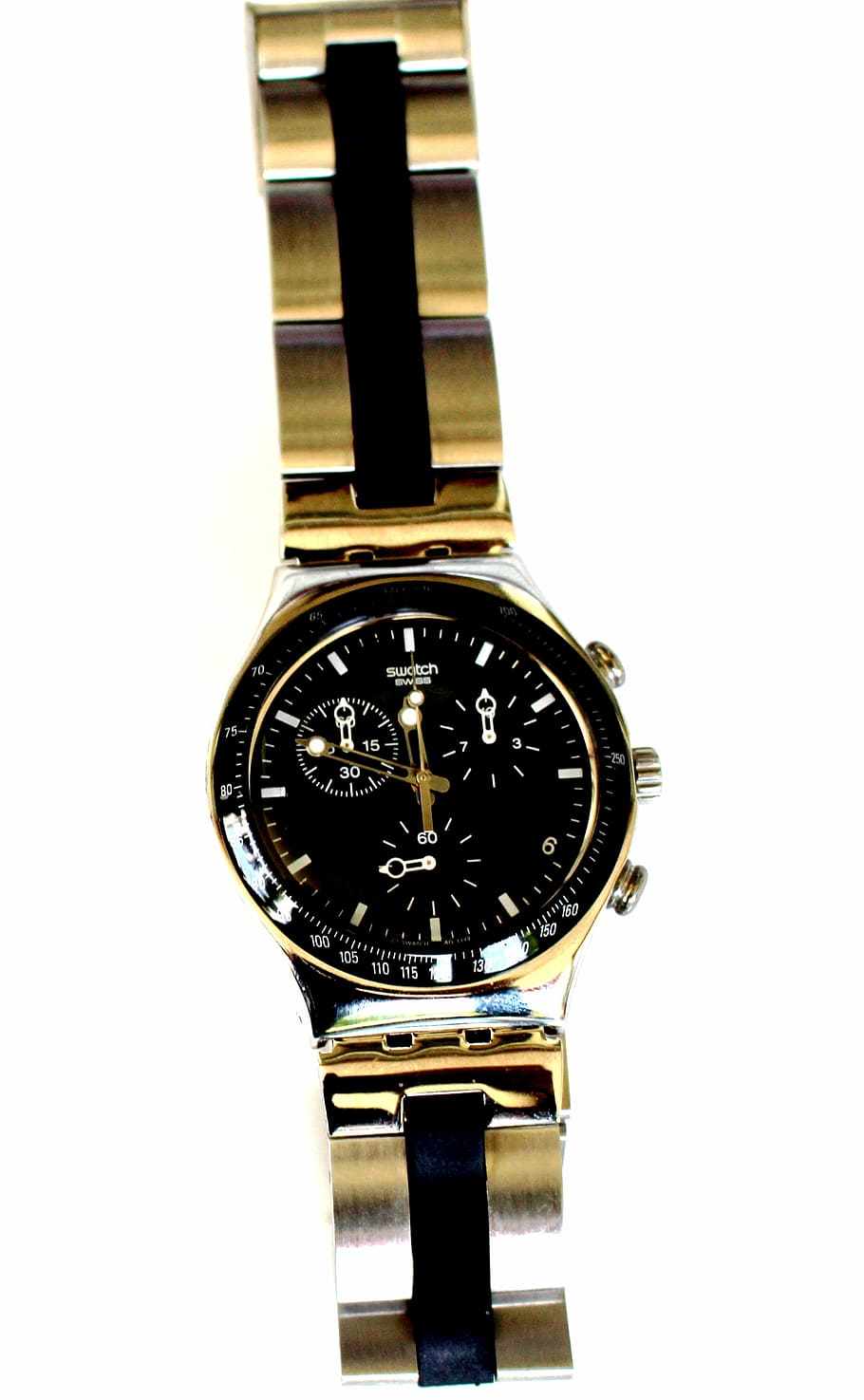 time, wrist watch, men's, swatch, swiss made, stainless steel, HD wallpaper
